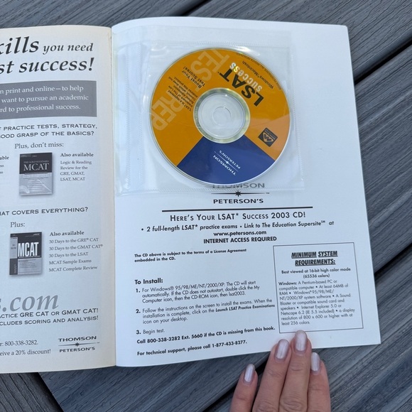 LSAT Prep Book with CD - Picture 13 of 17